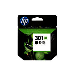 HP 301XL Inkjet Cartridge, Black, CH563EE